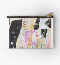 Mod Pink Collage Studio Pouch