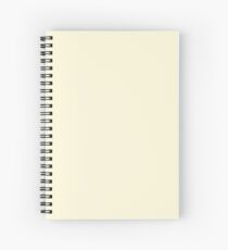 Beige Creme Volltonfarbe Dekor Spiralblock