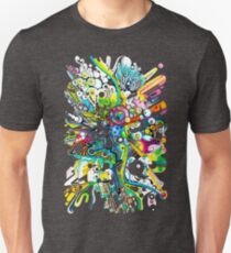 Tubes of Wonder - Abstract Watercolor + Pen Illustration Unisex T-Shirt