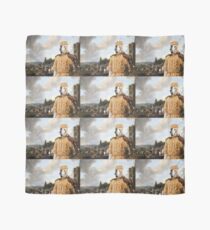 Borzoi - Russian Wolfhound Art Canvas Print - Setting off on a falcon hunt Scarf