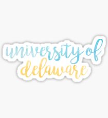 university of delaware Sticker