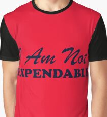 Star Trek Red Shirt - I Am Not Expendable Graphic T-Shirt