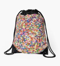 Rainbow Sprinkles Drawstring Bag