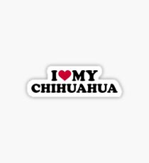 I love my Chihuahua Sticker