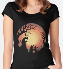 The Deathly Hallows Women's Fitted Scoop T-Shirt