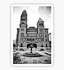 Beautiful rustic urban building Sticker
