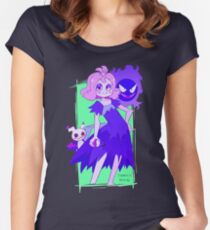 Ghost Pokemon Women's Fitted Scoop T-Shirt