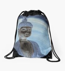 Dharma Silver Drawstring Bag
