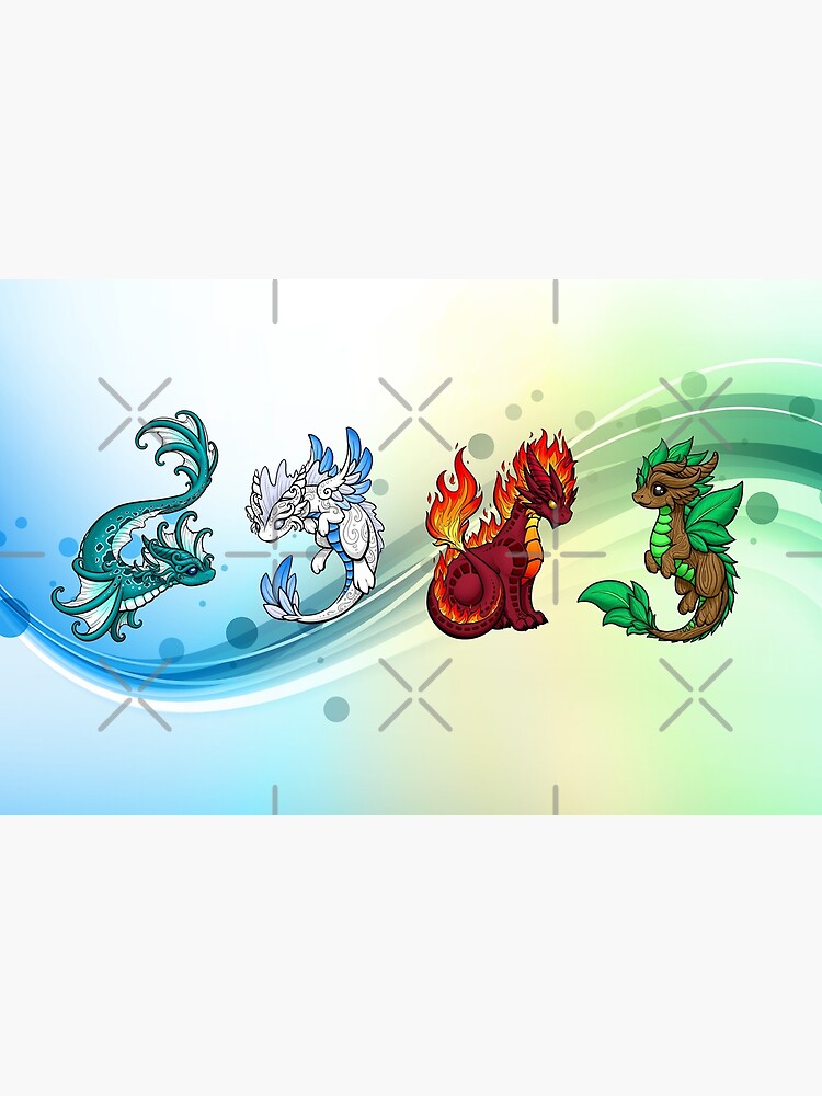Four Elements - Dragons by bgolins