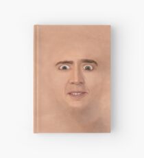 Creepy Cage Face Hardcover Journal