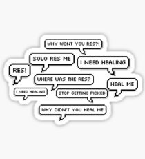 Life Of A Mercy Main Sticker