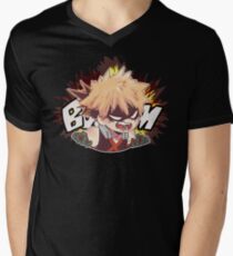 BOOM T-Shirt mit V-Ausschnitt