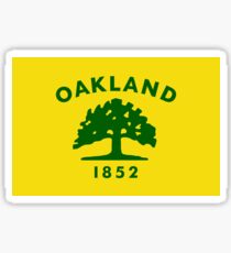 Oakland flag Sticker