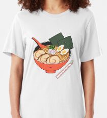 CUTE RAMEN - PIGU Slim Fit T-Shirt