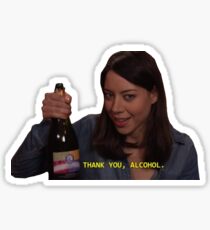 thank you alcohol Sticker