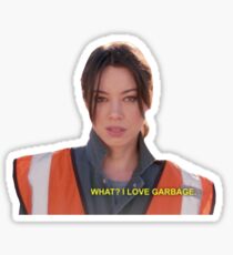 I love garbage Sticker