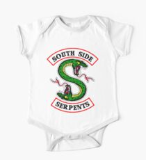 Southside Schlangen (weiß) Baby Body Kurzarm