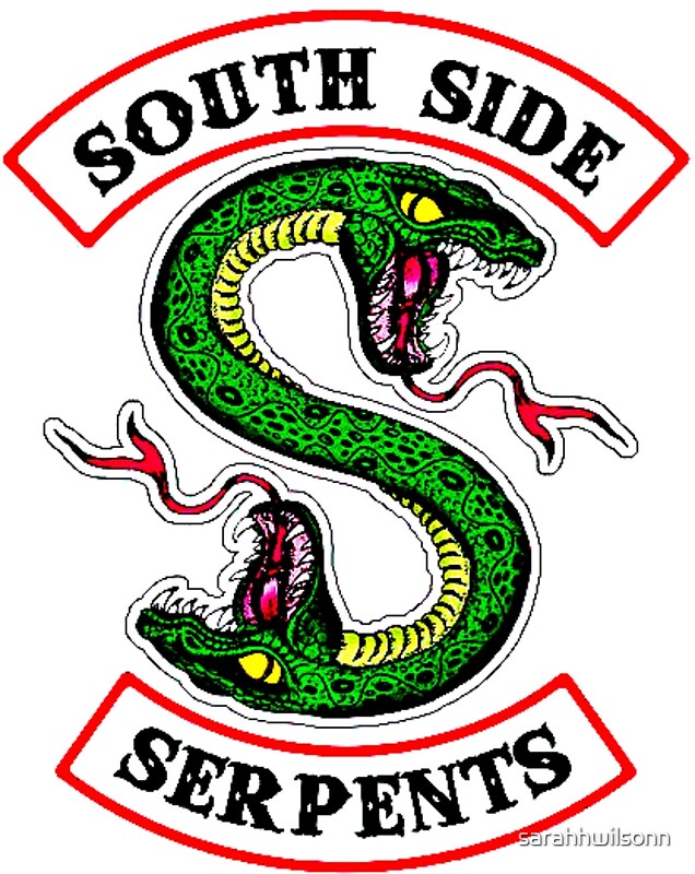 quot southside serpents white quot art prints by sarahhwilsonn quot southside serpents white quot art prints by sarahhwilsonn
