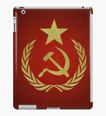 Hammer & Sichel Sternflagge (kommunistisch) iPad-Hülle & Klebefolie