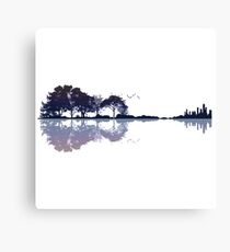 Nature Guitar Canvas Print