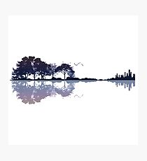 Nature Guitar Photographic Print