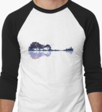 Camiseta ¾ estilo béisbol Naturaleza Guitarra