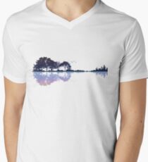 Nature Guitar Men's V-Neck T-Shirt