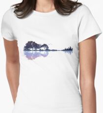 Nature Guitar Women's Fitted T-Shirt