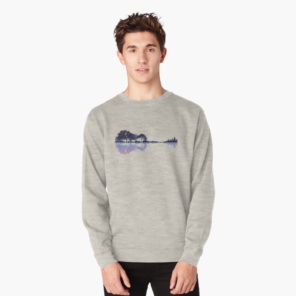 Nature Guitar Pullover Sweatshirt