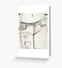 Sexy Girl Greeting Card