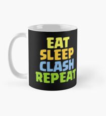 Essen Sie Schlaf-Zusammentreffen-Wiederholungs-lustiges Geschenk Tasse