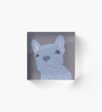 Geoff on grey Acrylic Block