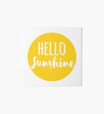 Hello Sunshine Art Board