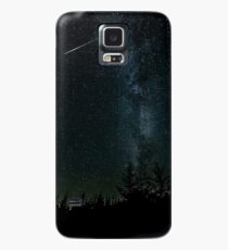 Milkyway Perseid Meteorlandschaft Hülle & Klebefolie für Samsung Galaxy