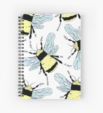 Spring Bees Spiral Notebook