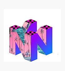 Aestethic Nintendo 64 logo Photographic Print