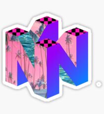 Aestethic Nintendo 64 logo Sticker