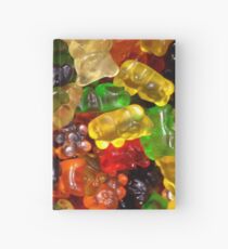cute colorful sweet candy gummy bear Hardcover Journal