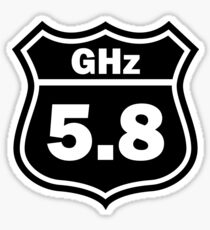 5.8GHz Road Sticker