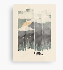 Spring Mountain Weather Metal Print
