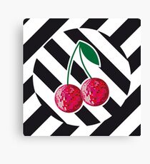 Disco cherry Canvas Print