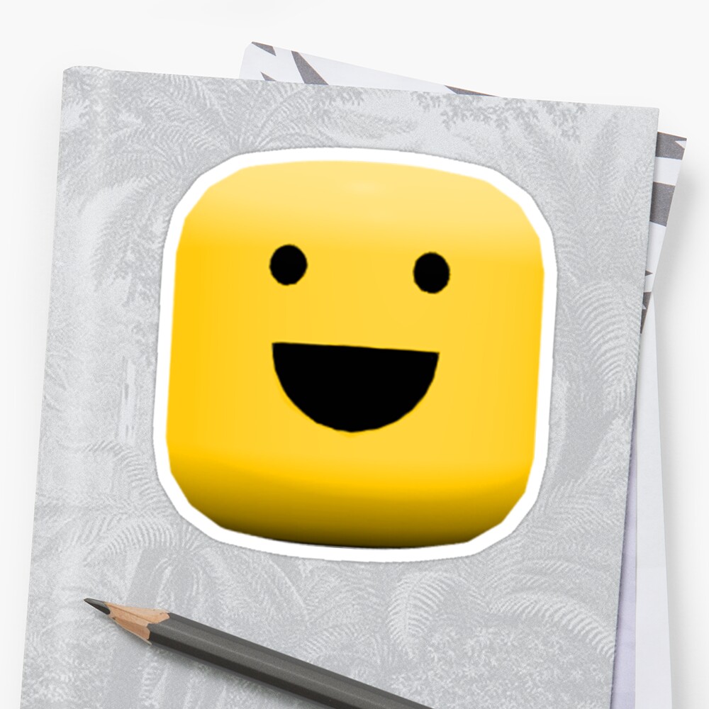 Happy Roblox Noob Sticker By Inoobe Redbubble