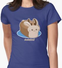 Cute Pun: Jackalope Bread Loaf Women's Fitted T-Shirt