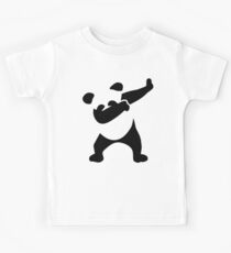 Cute Dabbing Panda Kids Tee