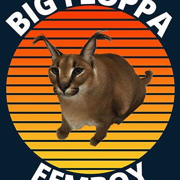 Big Floppa Funny Caracal Big Cat Meme Art Board Print for Sale by  dinnashop