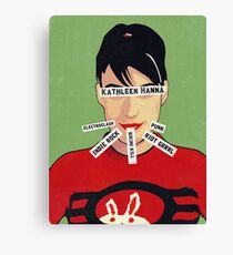 Women of Punk - Kathleen Hanna (v4) Canvas Print
