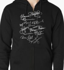 OUAT autograph (white text) Zipped Hoodie