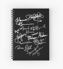 OUAT autograph (white text) Spiral Notebook