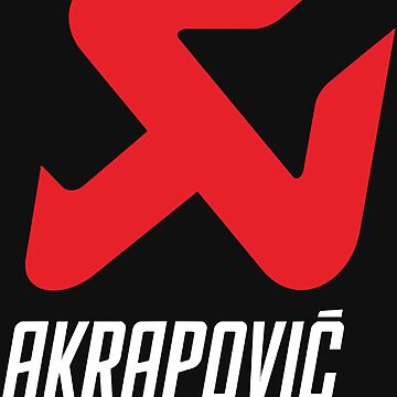 AKRAPOVIC EXHAUST LOGO Sticker for Sale by sinilagi