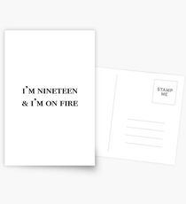 lorde - perfect places Postcards
